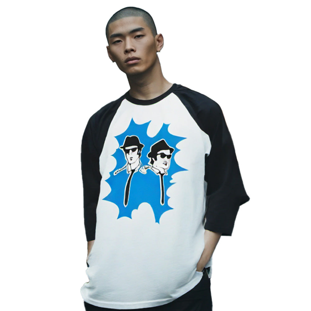 【予約商品】 BLUES BROTHERS ブルースブラザーズ (公開 45周年 ) - 1980 Tour Reissuer / 長袖 / ラグラン七分袖 / バックプリントあり / 限定エディション / Tシャツ / メンズ