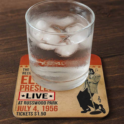 ELVIS PRESLEY エルヴィスプレスリー (生誕 90周年 ) - Memphis Poster / コースター