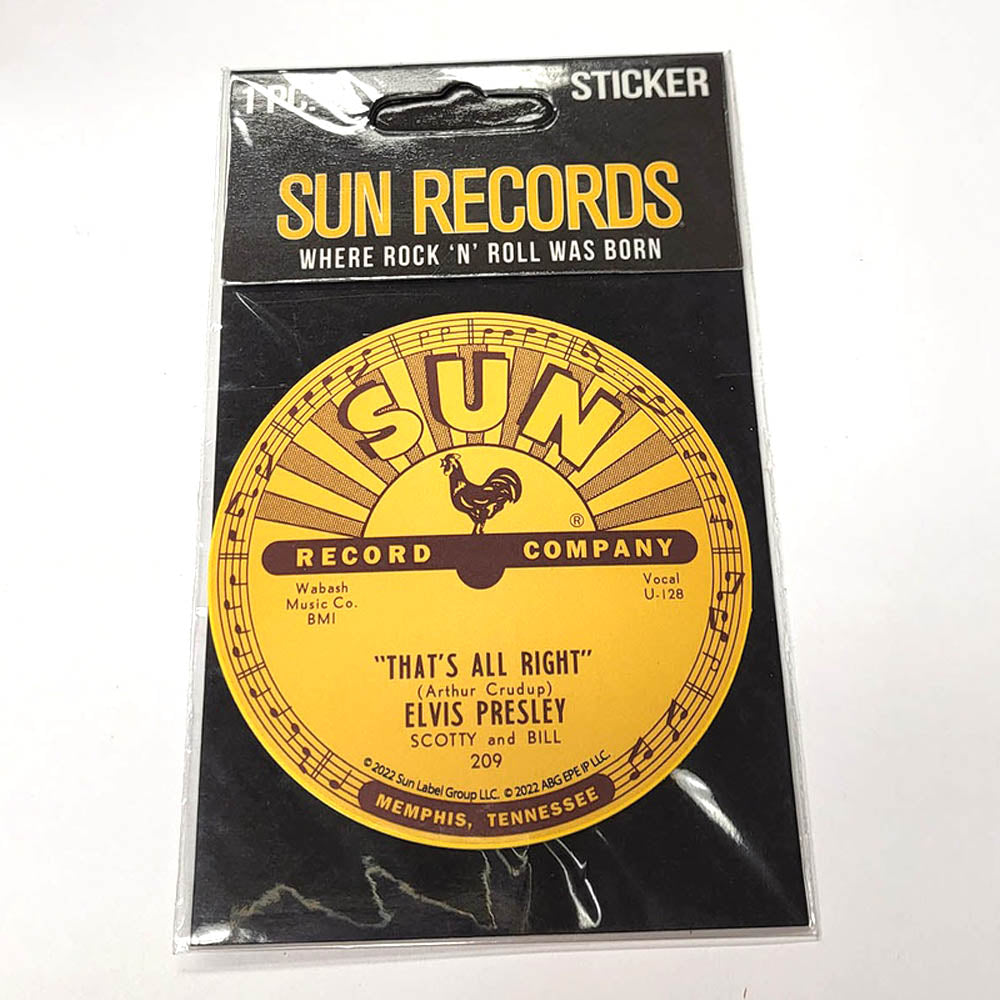 ELVIS PRESLEY Elvis Presley (90th Birthday) - Elvis That's All Right / Sticker
