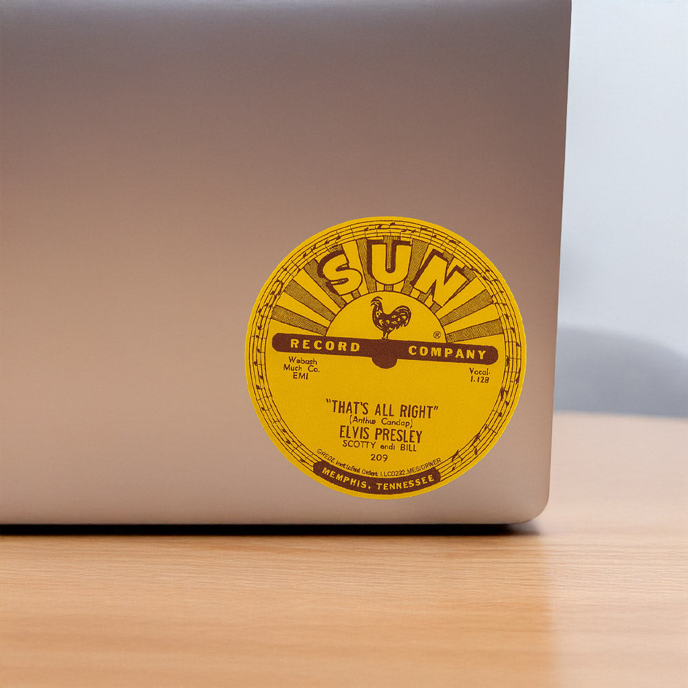 ELVIS PRESLEY Elvis Presley (90th Birthday) - Elvis That's All Right / Sticker