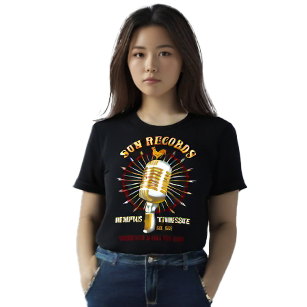 
                  
                    ELVIS PRESLEY エルヴィスプレスリー (生誕 90周年 ) - Microphone Logo / Tシャツ / メンズ
                  
                
