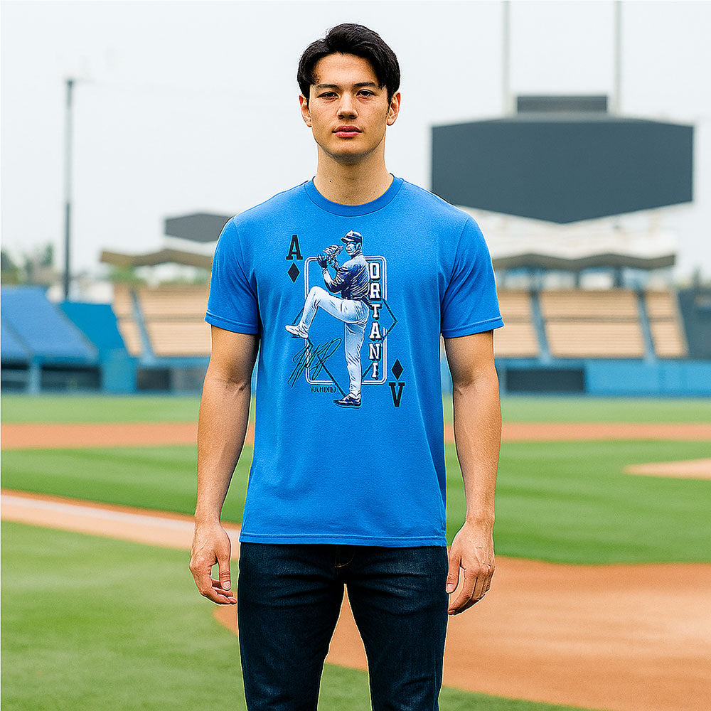 SHOHEI OHTANI 大谷翔平 - ACE OF DIAMONDS / 2025 ピッチャー復活記念 / Tシャツ / メンズ 【公式 / オフィシャル】