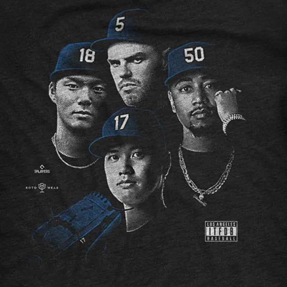【予約商品】 LOS ANGELES DODGERS（MLB） ロサンゼルスドジャース - All Eyez On LA / RotoWear（ブランド） / Tシャツ / メンズ 【公式 / オフィシャル】