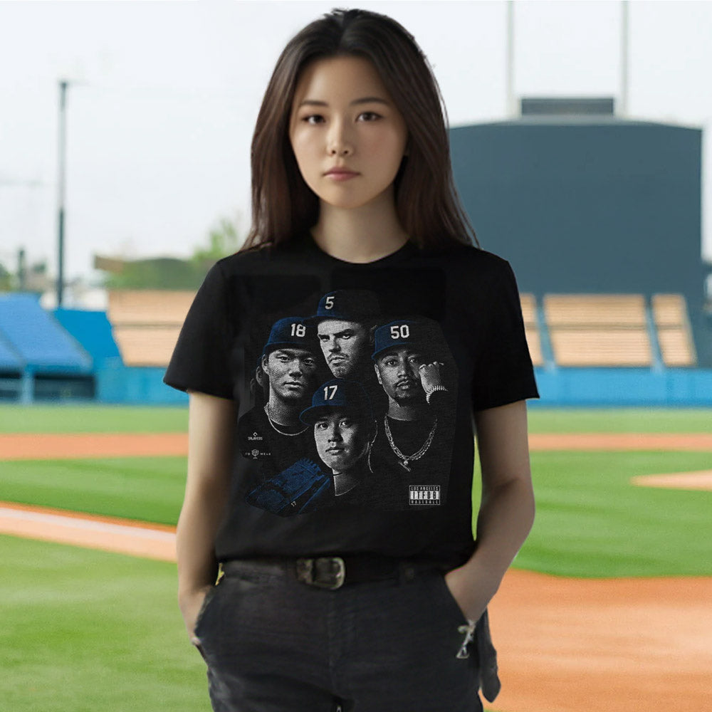 
                  
                    【予約商品】 LOS ANGELES DODGERS（MLB） ロサンゼルスドジャース - All Eyez On LA / RotoWear（ブランド） / Tシャツ / メンズ 【公式 / オフィシャル】
                  
                