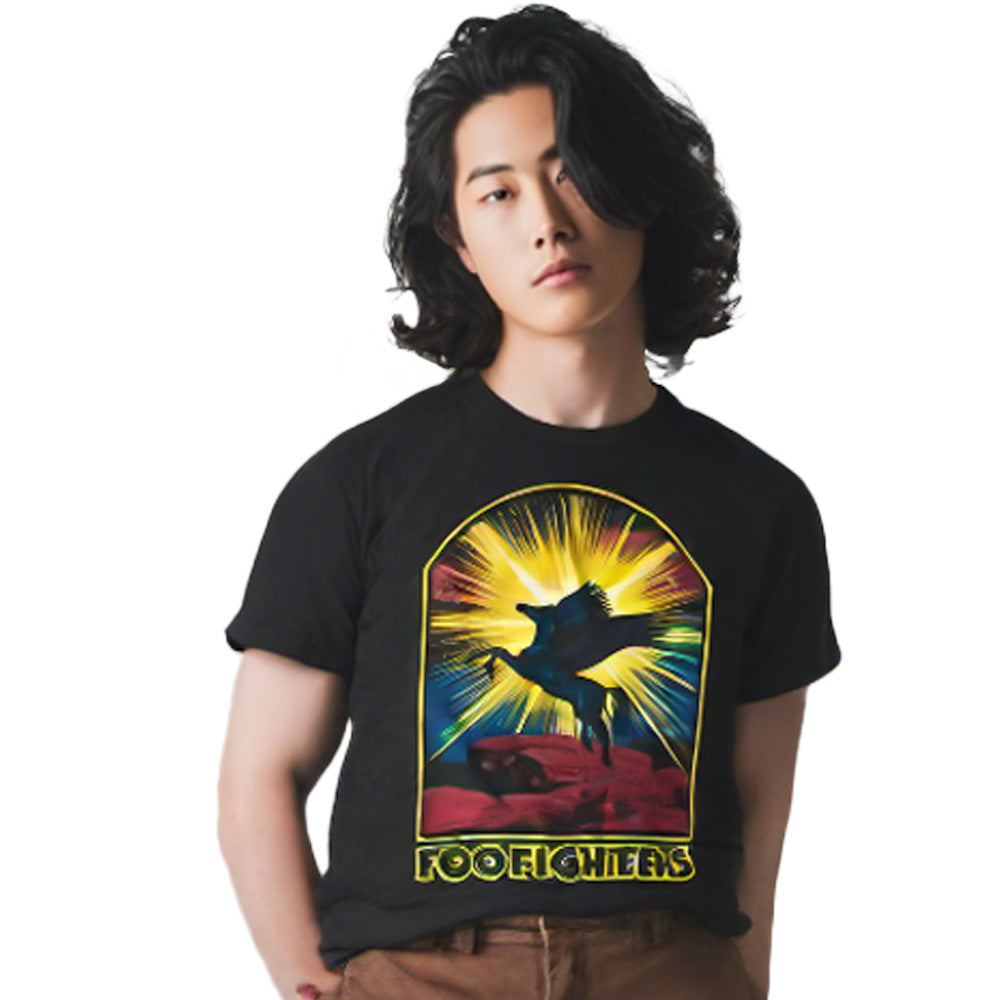 
                  
                    【廃番ラスト販売/特別価格】FOO FIGHTERS フーファイターズ (10月 来日 ) - Pegasus / Tシャツ / メンズ 【公式 / オフィシャル】
                  
                