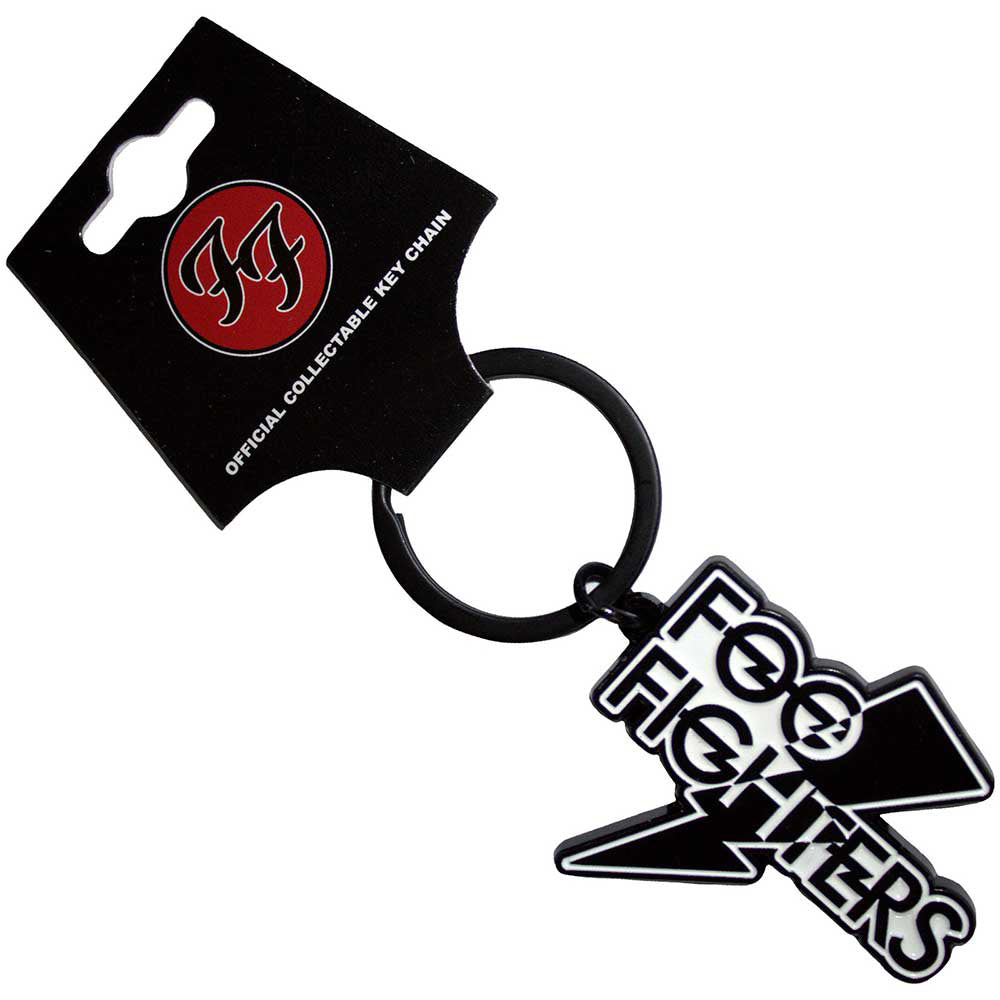 FOO FIGHTERS フーファイターズ (10月 来日 ) - Flash Logo / キーホルダー 【公式 / オフィシャル】