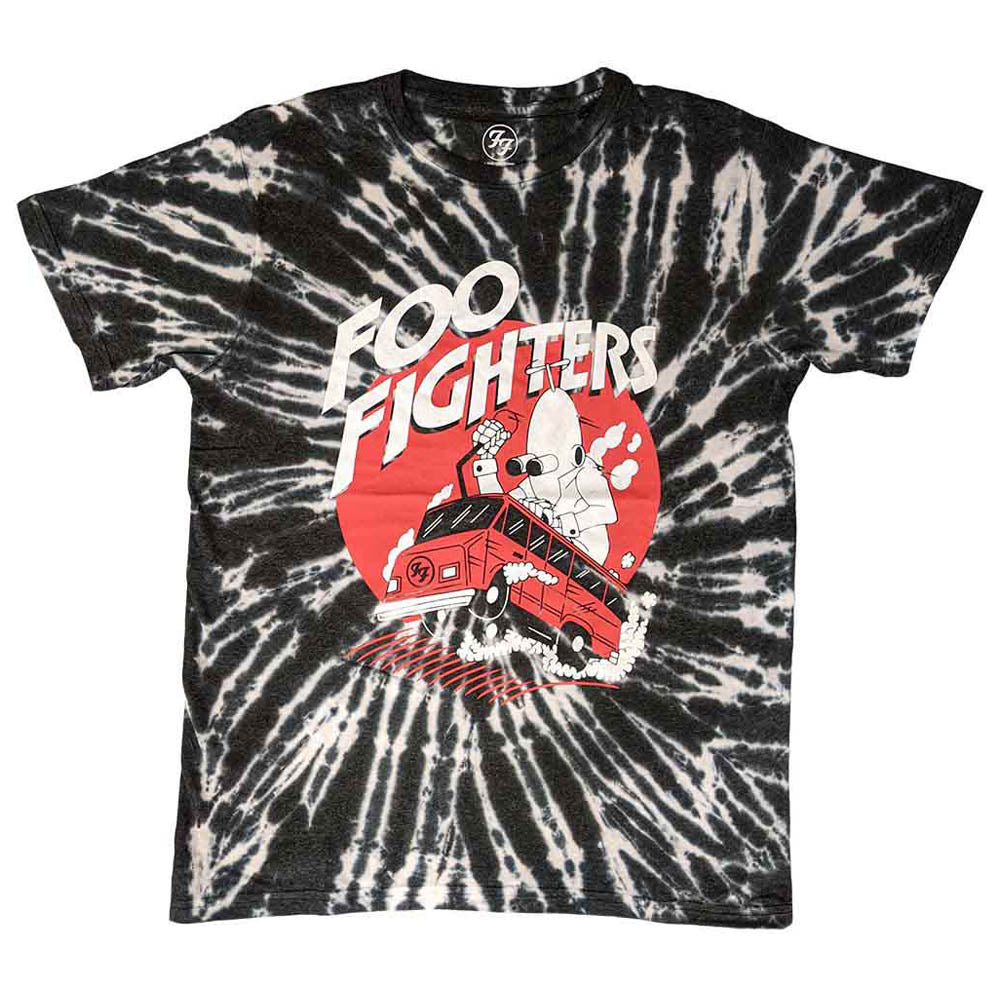 FOO FIGHTERS フーファイターズ (10月 来日 ) - Speeding Bus / タイダイ / Tシャツ / メンズ 【公式 / オフィシャル】