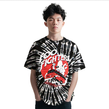 FOO FIGHTERS (October Japan Tour) - Speeding Bus / Tie-dye / T-shirt / Men's