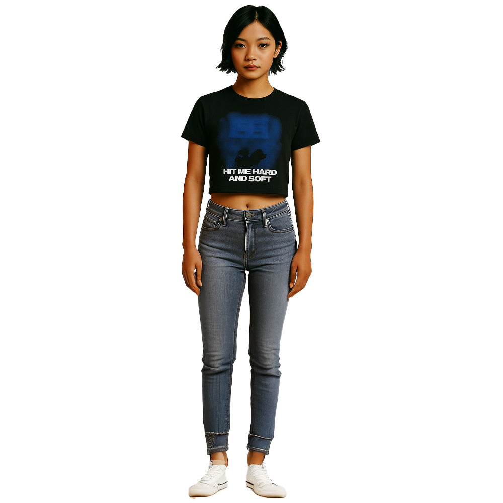 
                  
                    【予約商品】 BILLIE EILISH ビリーアイリッシュ - HMHAS Blue Lines / CROP / Tシャツ / レディース
                  
                