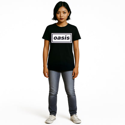 OASIS オアシス (10月 来日 記念 ) - Decca Logo / Tシャツドレス / Tシャツ / レディース 【公式 / オフィシャル】