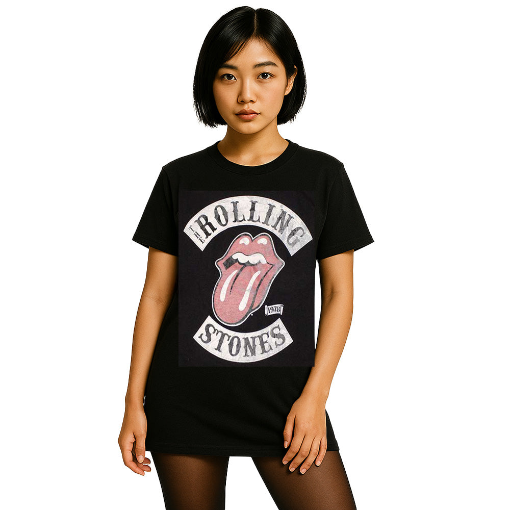 
                  
                    【予約商品】 ROLLING STONES ローリングストーンズ (来日 35周年 記念 ) - Tour 78 / Tシャツドレス / Tシャツ / レディース
                  
                