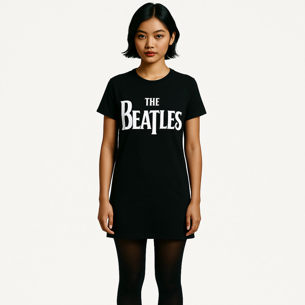 THE BEATLES ビートルズ (結成 65周年 ) - Drop T / Tシャツドレス / Tシャツ / レディース 【公式 / オフィシャル】