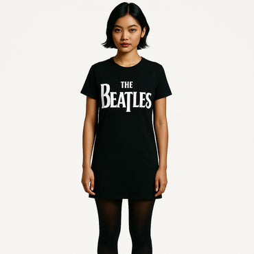 THE BEATLES ビートルズ (結成 65周年 ) - Drop T / Tシャツドレス / Tシャツ / レディース 【公式 / オフィシャル】