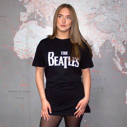 THE BEATLES ビートルズ (結成 65周年 ) - Drop T / Tシャツドレス / Tシャツ / レディース 【公式 / オフィシャル】