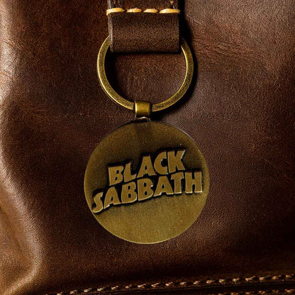 BLACK SABBATH ブラックサバス (OZZY OSBOURNE 追悼 ) - 3D Wavy Logo / 両面デザイン / キーホルダー 【公式 / オフィシャル】