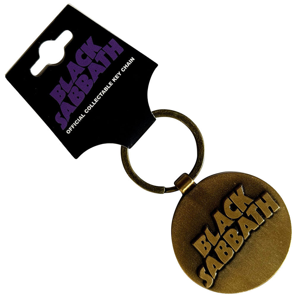 BLACK SABBATH (OZZY OSBOURNE MEMORIAL) - 3D Wavy Logo / Double-sided Design / Keychain