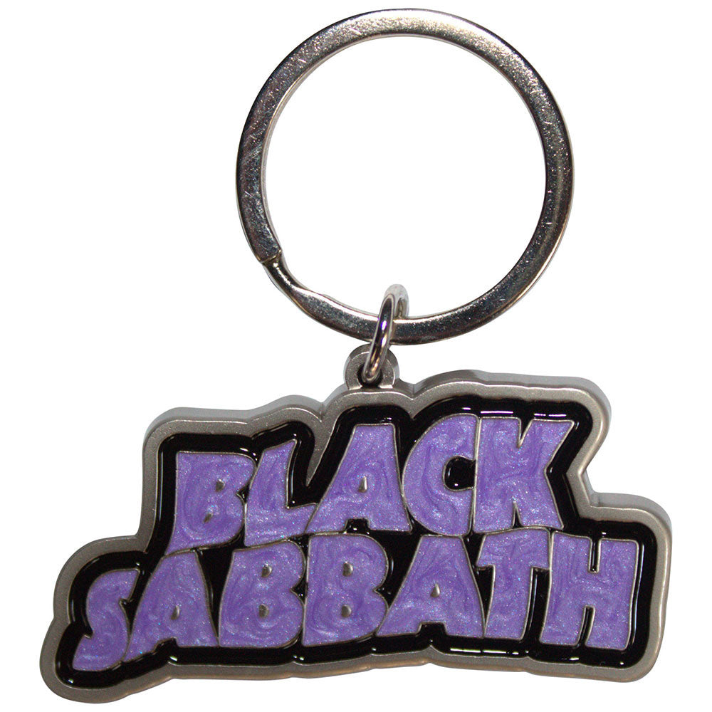 BLACK SABBATH - Wavy Logo Bordered
