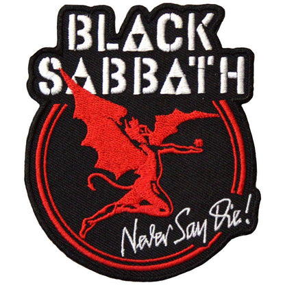 BLACK SABBATH ブラックサバス (OZZY OSBOURNE 追悼 ) - Archangel Never Say Die / ワッペン 【公式 / オフィシャル】