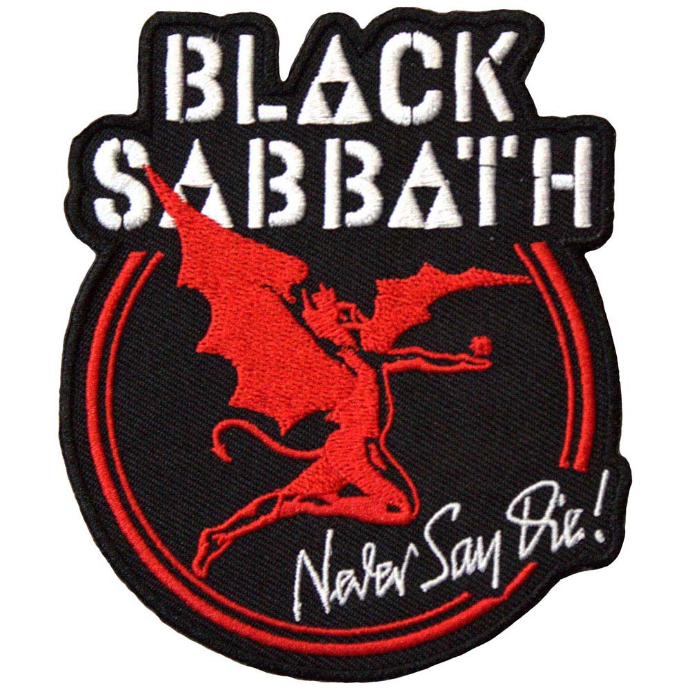 BLACK SABBATH ブラックサバス (OZZY OSBOURNE 追悼 ) - Archangel Never Say Die / ワッペン 【公式 / オフィシャル】