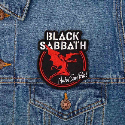BLACK SABBATH ブラックサバス (OZZY OSBOURNE 追悼 ) - Archangel Never Say Die / ワッペン 【公式 / オフィシャル】