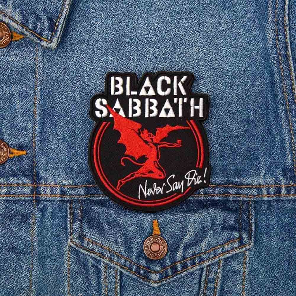 BLACK SABBATH ブラックサバス (OZZY OSBOURNE 追悼 ) - Archangel Never Say Die / ワッペン 【公式 / オフィシャル】