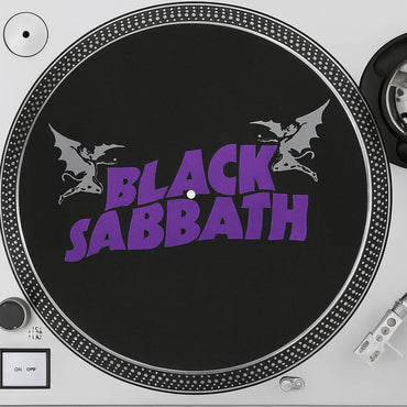 BLACK SABBATH ブラックサバス (OZZY OSBOURNE 追悼 ) - Purple Logo & Cross Logo / 2枚セット / スリップマット 【公式 / オフィシャル】