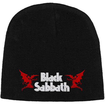 BLACK SABBATH ブラックサバス (OZZY OSBOURNE 追悼 ) - Logo & Devils / ビーニー 【公式 / オフィシャル】