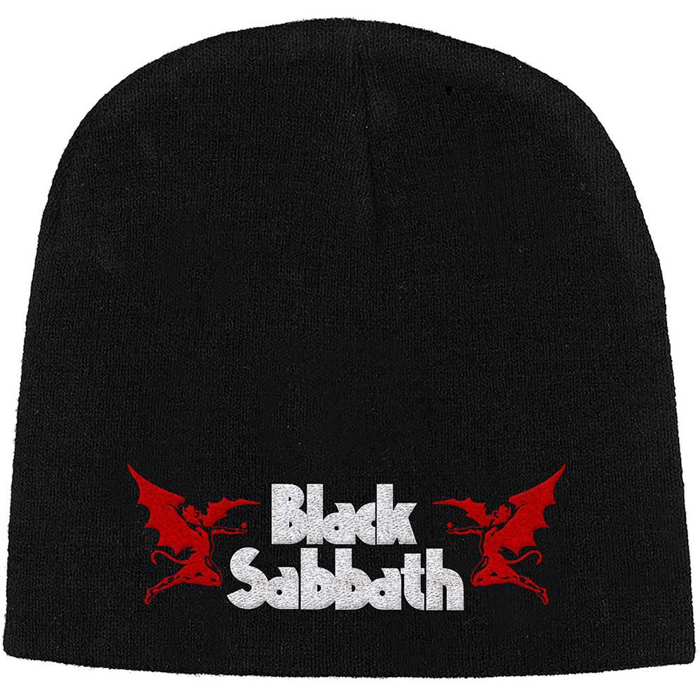 BLACK SABBATH ブラックサバス (OZZY OSBOURNE 追悼 ) - Logo & Devils / ビーニー 【公式 / オフィシャル】