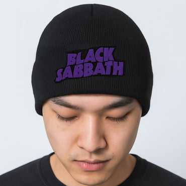 BLACK SABBATH ブラックサバス (OZZY OSBOURNE 追悼 ) - Purple Logo / ビーニー 【公式 / オフィシャル】