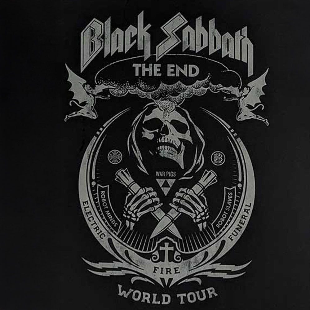 BLACK SABBATH (OZZY OSBOURNE Tribute) - The End Mushroom Cloud / Ringer / Men's T-Shirt