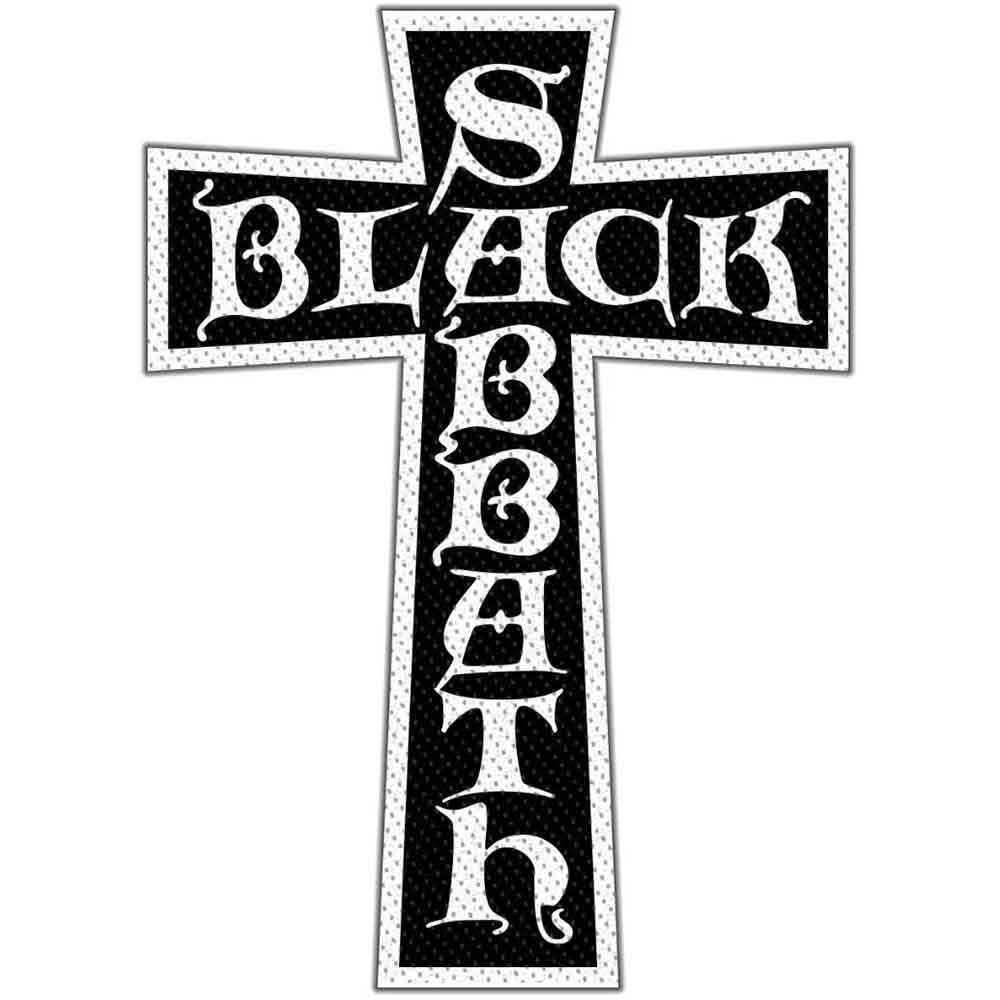 BLACK SABBATH - (OZZY OSBOURNE 追悼 ) - Cross Logo Cut Out
