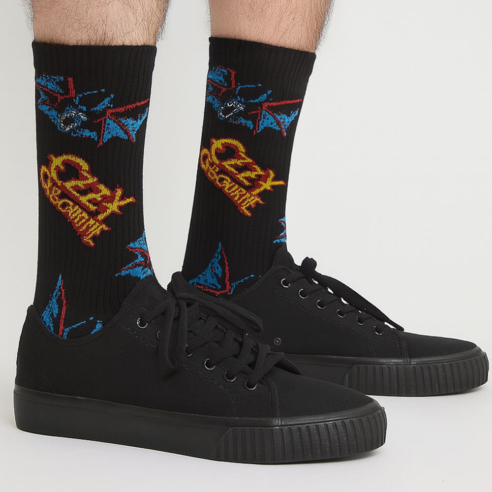 OZZY OSBOURNE オジーオズボーン (追悼 ) - Logos & Bats / ソックス / メンズ