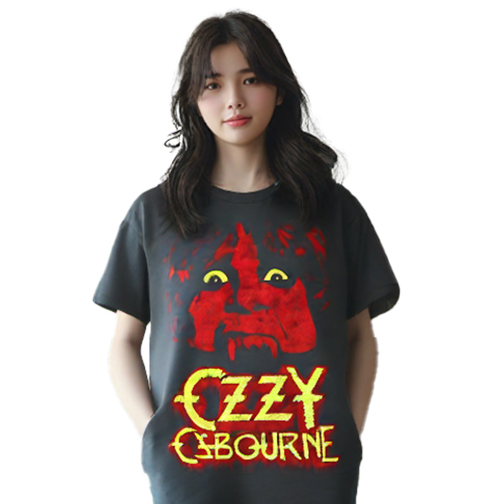 
                  
                    OZZY OSBOURNE オジーオズボーン (追悼 ) - Yellow Eyes Jumbo / Tシャツ / メンズ
                  
                