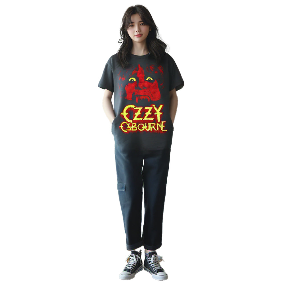 
                  
                    OZZY OSBOURNE オジーオズボーン (追悼 ) - Yellow Eyes Jumbo / Tシャツ / メンズ
                  
                
