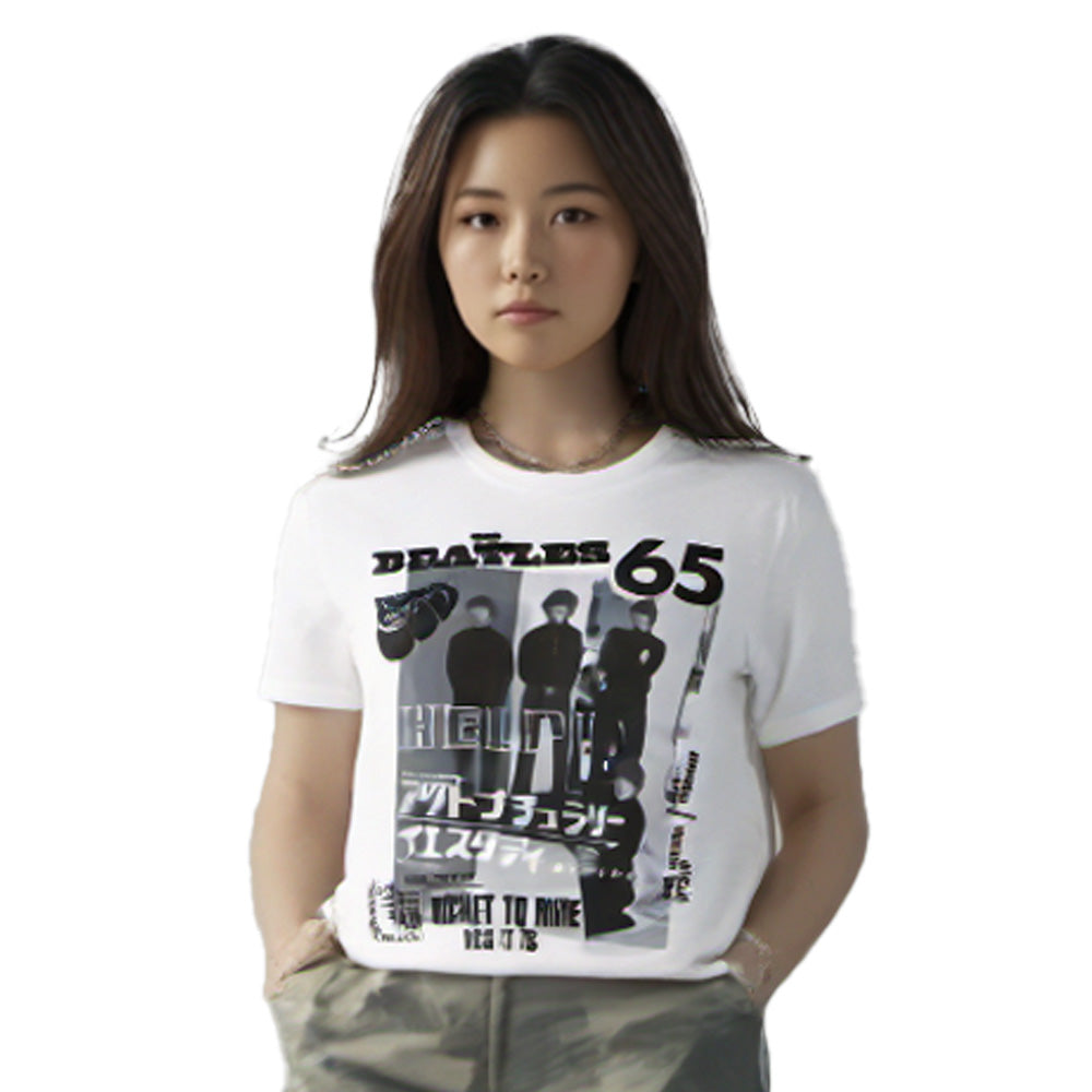 
                  
                    THE BEATLES ビートルズ (結成 65周年 ) - 1965 / Tシャツ / メンズ 【公式 / オフィシャル】
                  
                