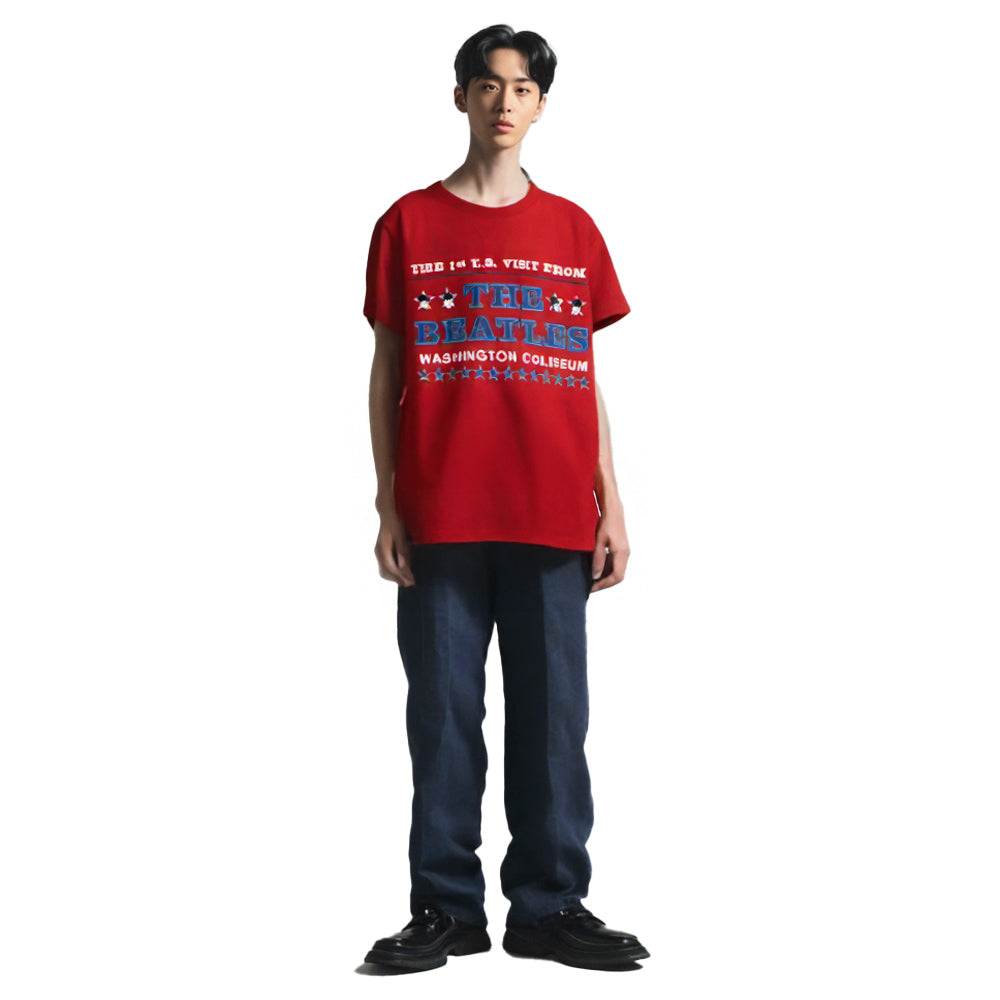 
                  
                    THE BEATLES ビートルズ (結成 65周年 ) - Washington '64 Stars Setlist / バックプリントあり / Tシャツ / メンズ
                  
                