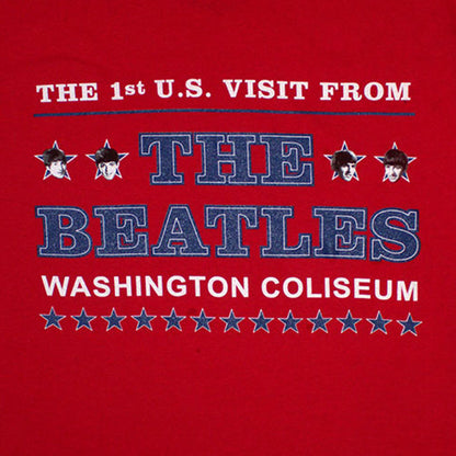 THE BEATLES ビートルズ (結成 65周年 ) - Washington '64 Stars Setlist / バックプリントあり / Tシャツ / メンズ