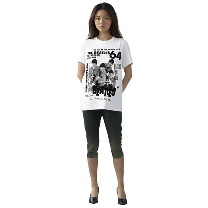 THE BEATLES ビートルズ (結成 65周年 ) - 1964 / Tシャツ / メンズ - PGS