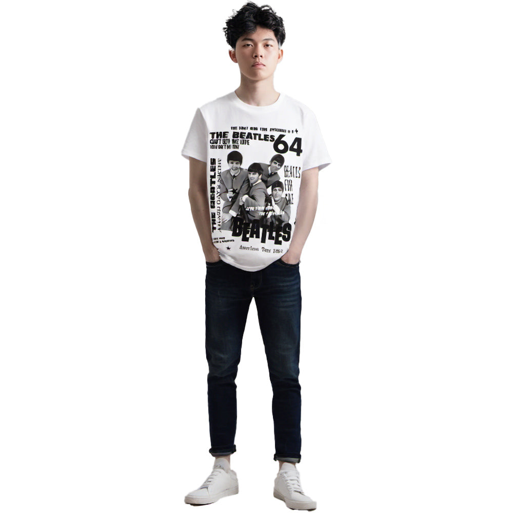
                  
                    THE BEATLES ビートルズ (結成 65周年 ) - 1964 / Tシャツ / メンズ 【公式 / オフィシャル】
                  
                
