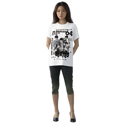 THE BEATLES ビートルズ (結成 65周年 ) - 1964 / Tシャツ / メンズ