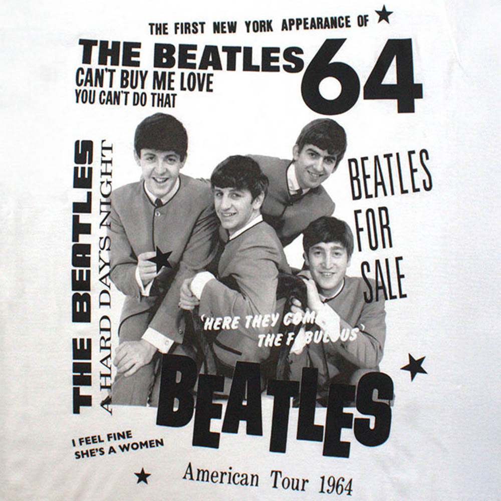 
                  
                    THE BEATLES ビートルズ (結成 65周年 ) - 1964 / Tシャツ / メンズ 【公式 / オフィシャル】
                  
                