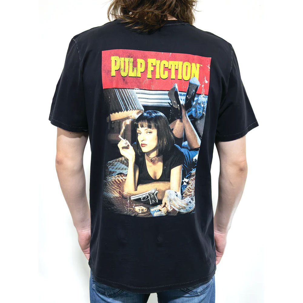 PULP FICTION - PULP FICTION / Back Print / MINERAL WASH / T-shirt / Men's