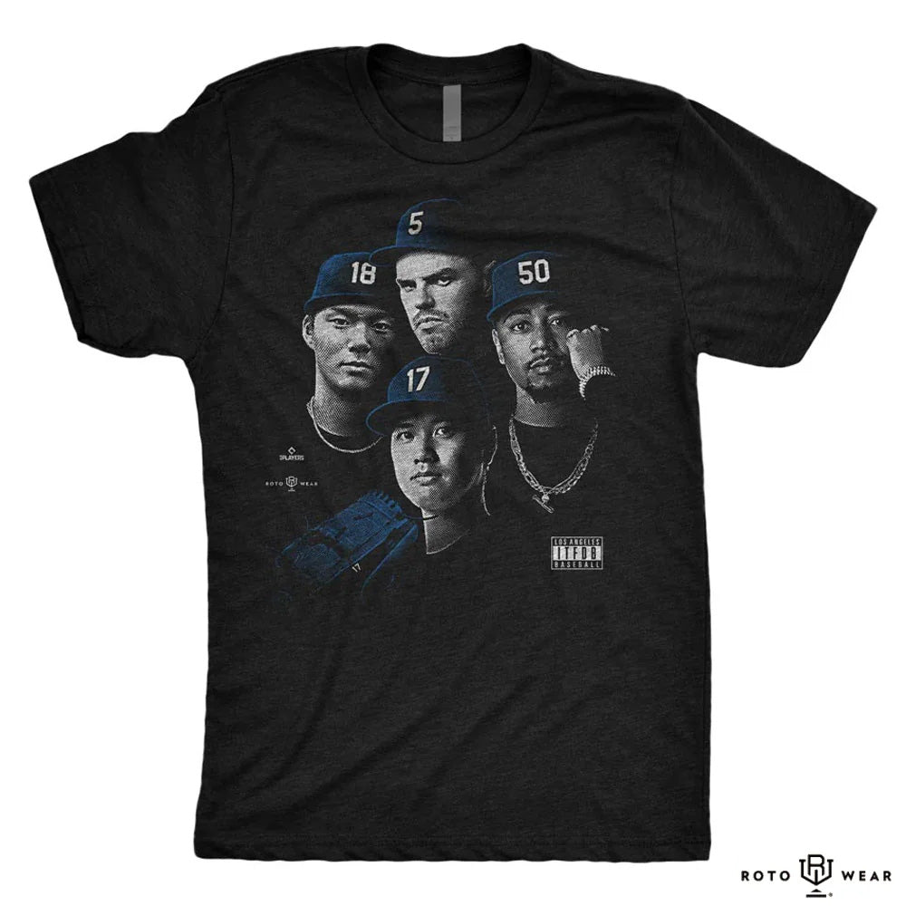
                  
                    【予約商品】 LOS ANGELES DODGERS（MLB） ロサンゼルスドジャース - All Eyez On LA / RotoWear（ブランド） / Tシャツ / メンズ 【公式 / オフィシャル】
                  
                