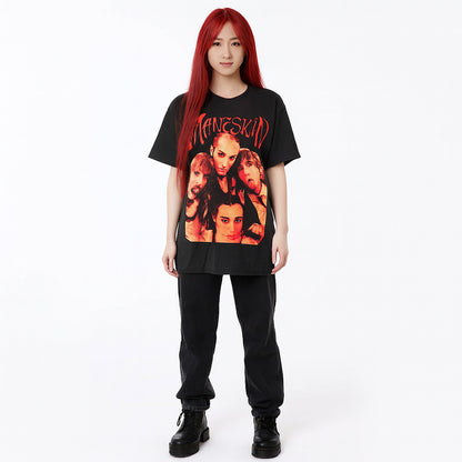 【予約商品】 MANESKIN マネスキン (ダミアーノ・デイヴィッド 10月 来日 ) - Group Photo / Tシャツ / メンズ