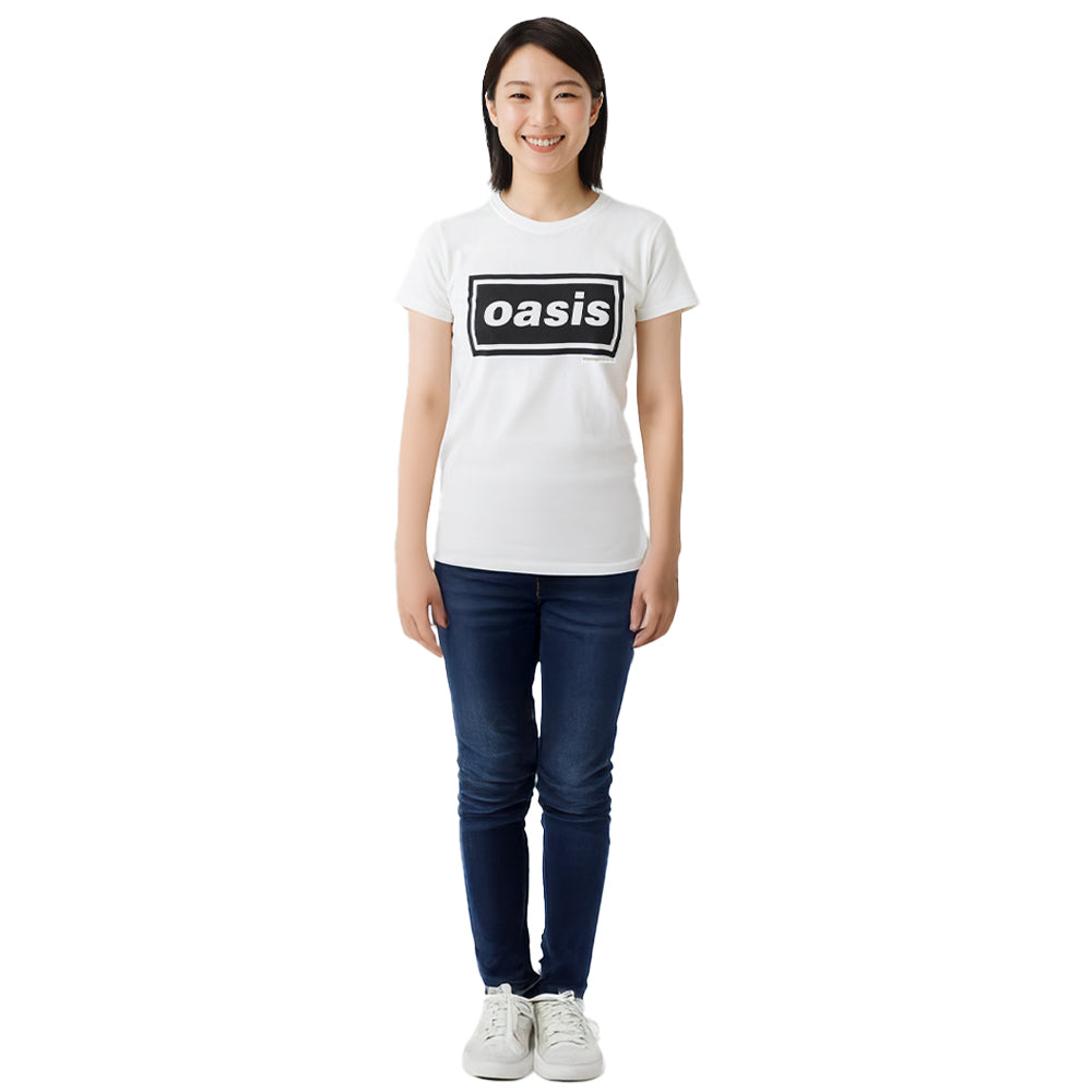 
                  
                    OASIS オアシス (10月 来日 記念 ) - Decca Logo / Tシャツ / レディース
                  
                