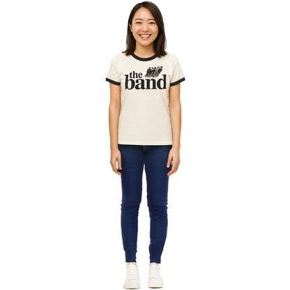 THE BAND ザ・バンド - Flying Logo / リンガー / Tシャツ / メンズ