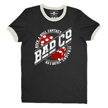 BAD COMPANY バッドカンパニー - Straight Shooter / リンガー / Tシャツ / メンズ - PGS