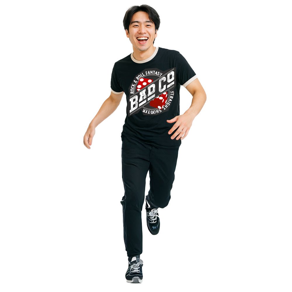 BAD COMPANY バッドカンパニー - Straight Shooter / リンガー / Tシャツ / メンズ - PGS