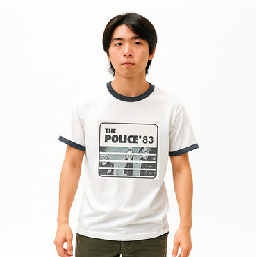 POLICE ポリス - The Police '83 / リンガー / Tシャツ / メンズ