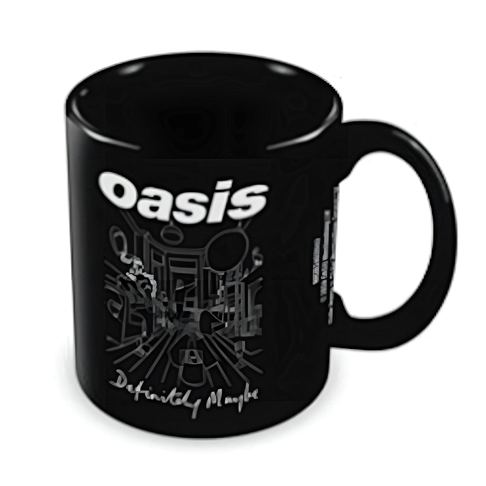 OASIS - (10月 来日 記念 ) - DEFINITELY MAYBE BLACK POD MUG